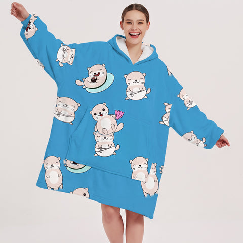 Sudadera manta, diseño Hámsteres