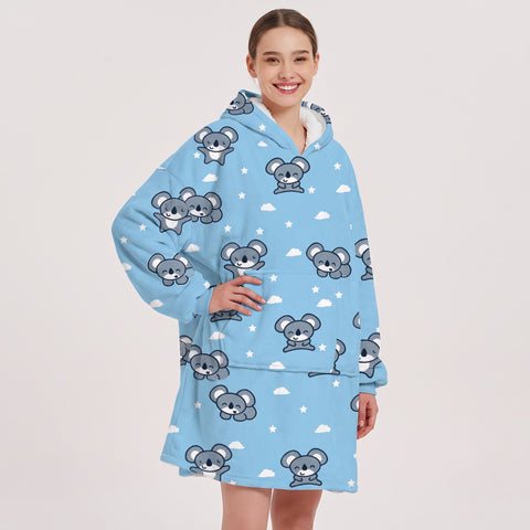 Sudadera manta, diseño Koalas