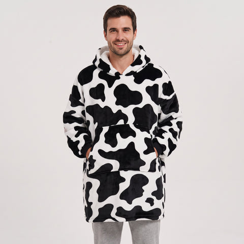 Sudadera manta, diseño Vaca